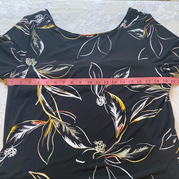 NWT Soma Black Floral Dress Size XL - Picture 9 of 9